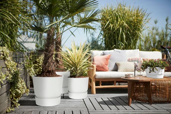 greenville rond 47cm blanc